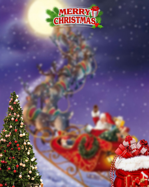 Merry Christmas CB Background Full HD For Photoshop Editing