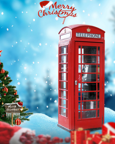 Merry Christmas Day CB PicsArt Background HD