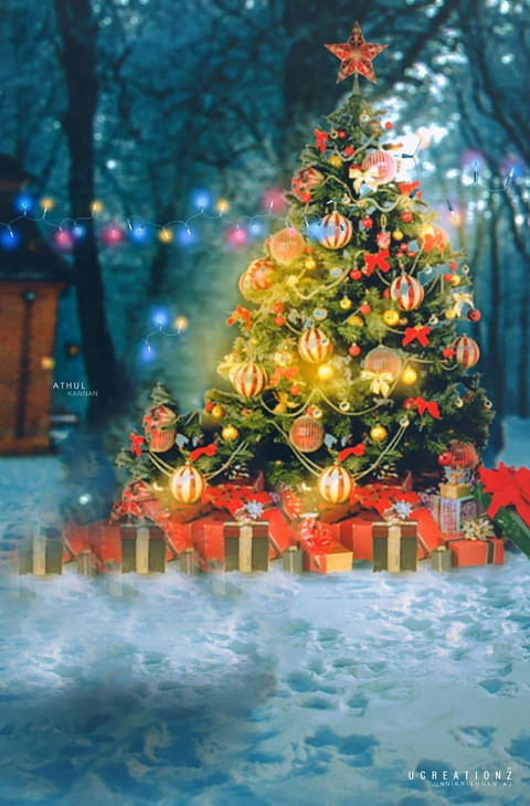 Merry Christmas Day CB PicsArt Editing Background