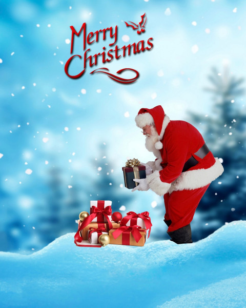 Merry Christmas Editing Background For CB Picsart Photo