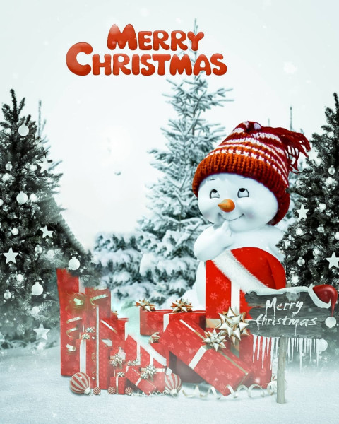 Merry Christmas Editing Background Hd For Photoshop CB