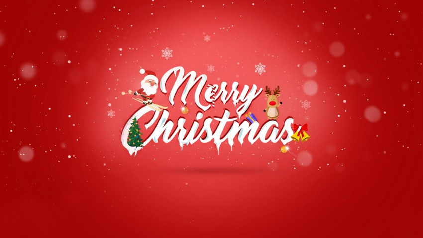 Merry Christmas Happy Holidays Wallpaper Full HD