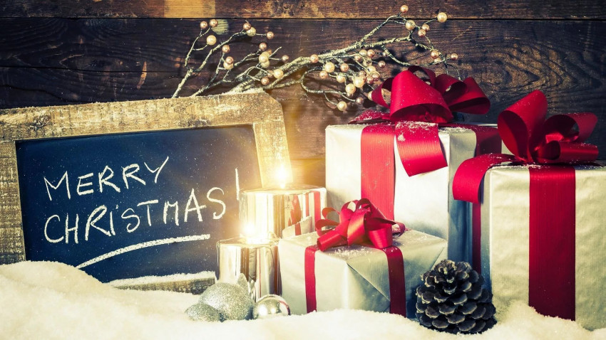 Merry Christmas Happy Holidays Wallpaper Full HD