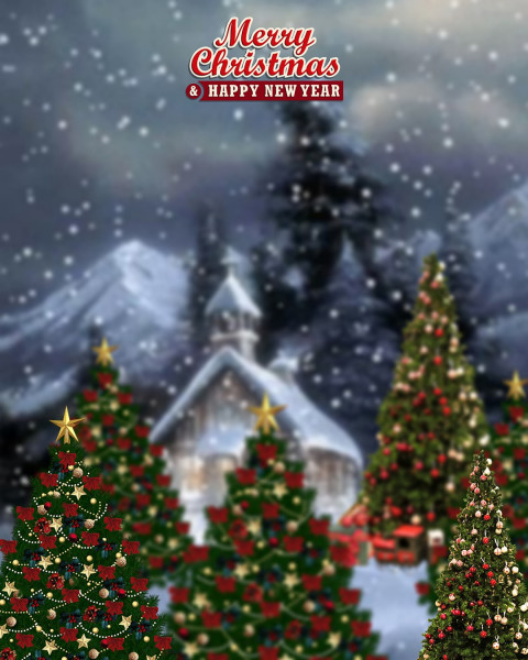 Merry Christmas & Happy New Year Editing Background Hd PicsArt