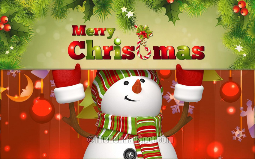 Merry Christmas Wishing Wallpaper For Mobile Pics