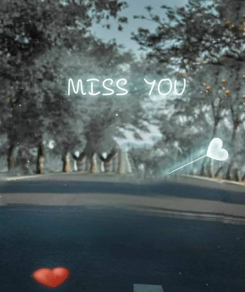 Miss You Picsart HD Editing Background