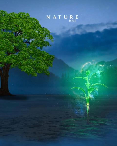 Nature Love CB Picsart Background For Editing