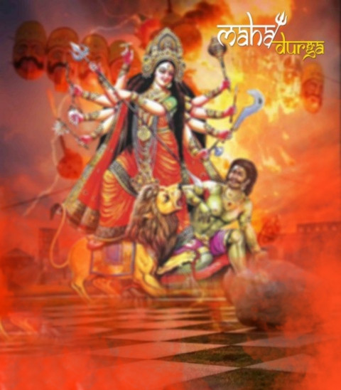 Navratri Maa Durga CB PicsArt Editing Background HD