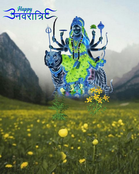 Navratri Photo Editing Nature Background HD Images Download
