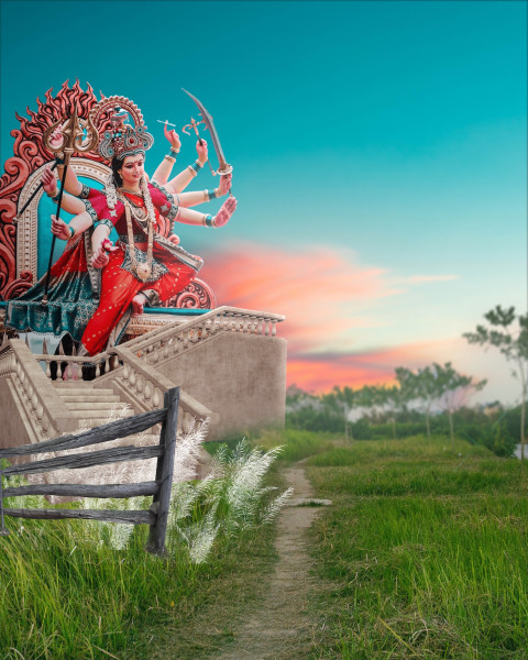 Navratri Photo Editing Photoshop Full HD Background Img