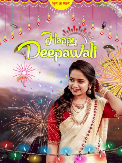 New Deepawali Photo CB Editing Background with Girls