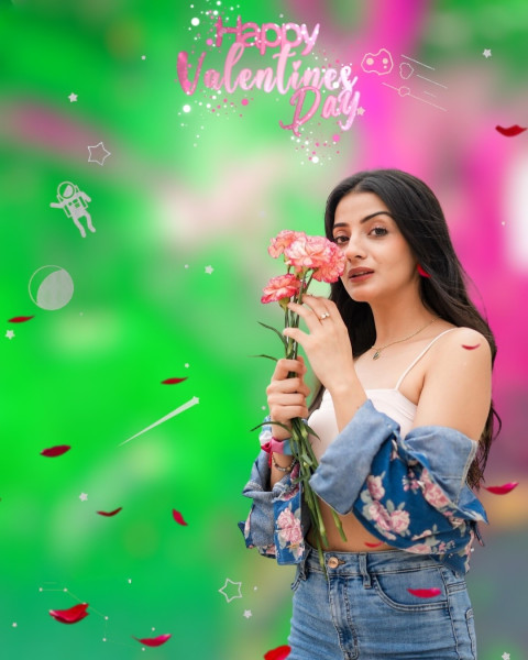 New Valentine Day Photo Editing Background