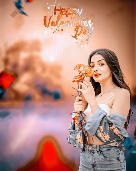 New Valentines Day Photoshop Editing HD Background