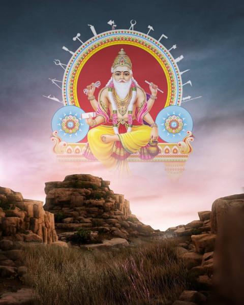 New Vishwakarma PicsArt Editing Sky Background Free CB Photos