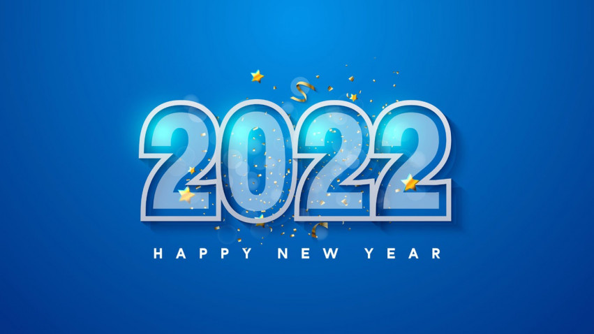 New Year 2022 Wishes Card For WhatsApp Pic