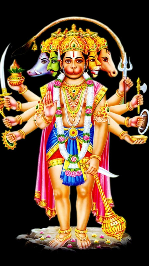 Panchmukhi Hanuman Ji Wallpaper HD Mobile Pictures