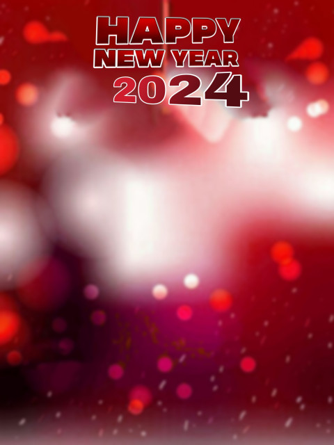 Photoshop Blur Firework Background For New Year 2024 Editing