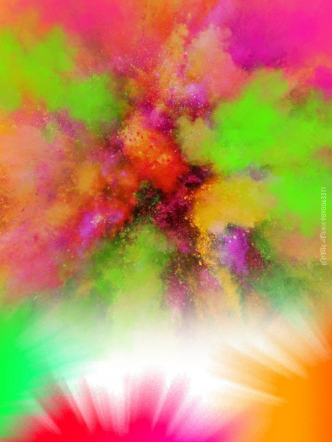 Photoshop Colorful Holi Photo Editing Background Free