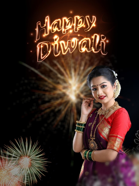 Photoshop Diwali Hd Girls Backgrounds Download