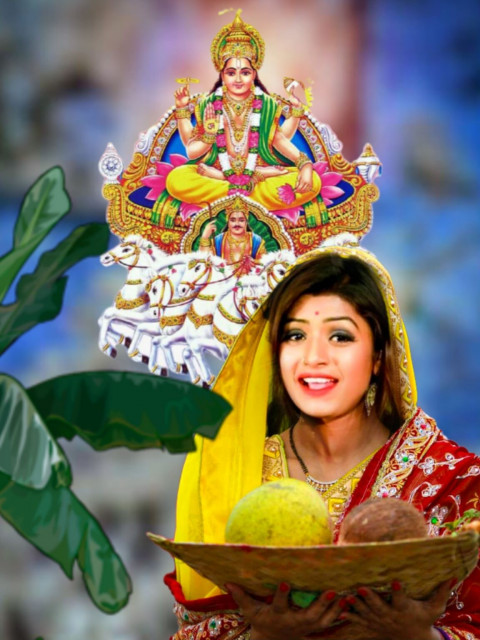 Photoshop Happy Chhath Puja CB Editing Background HD