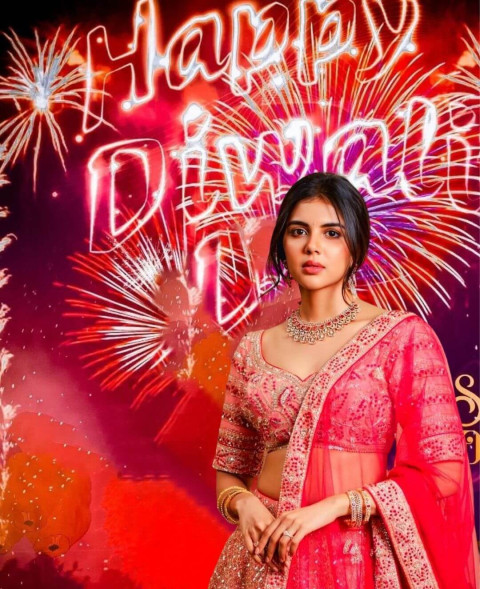 Photoshop Happy Diwali Background Images With Girl HD