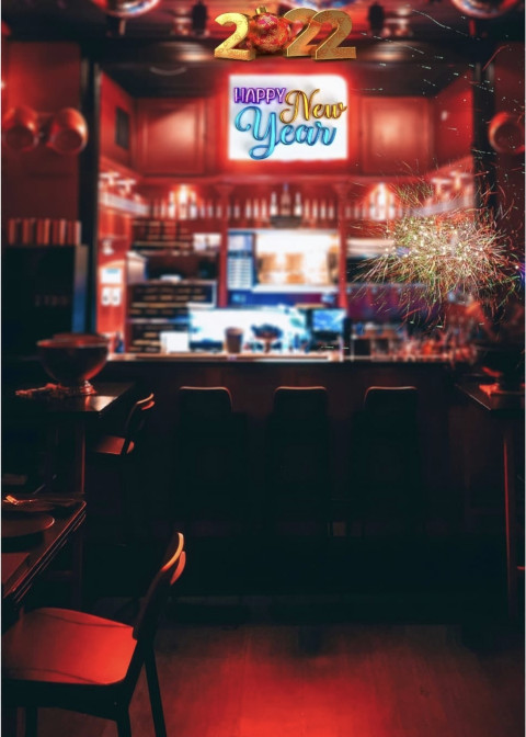 Photoshop Happy New Year 2022 Background For Cb Editing