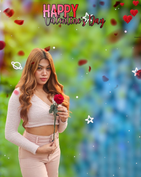 Photoshop Happy Valentine Day Photo Editing Background