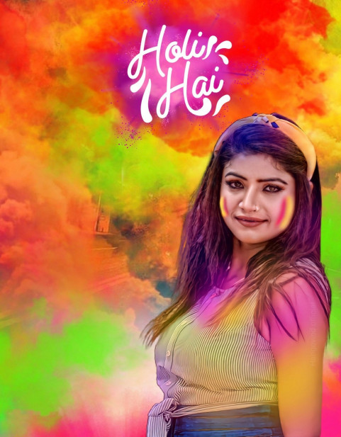 Photoshop Holi Photo Editing Background Wallpaper HD