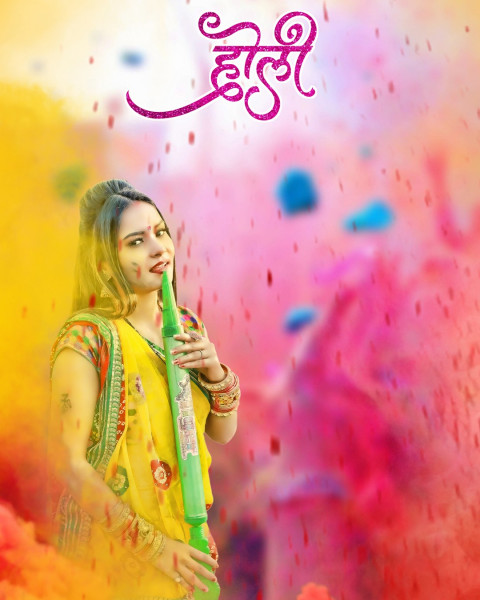 Photoshop Holi Photo 'Editing CB Picsart Background