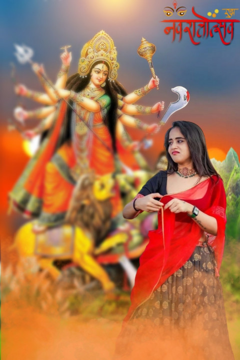 Photoshop Navratri Editing CB Background HD With Girl Images