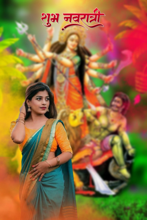 Cover Photo of Navratri Editing Background