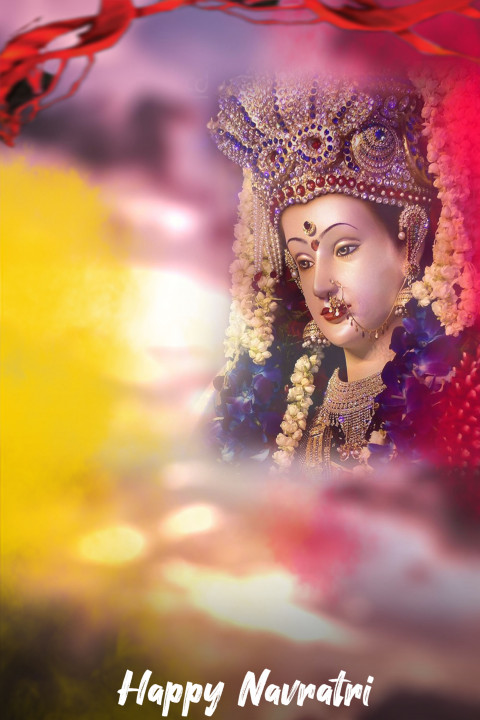 Photoshop Navratri Special Photo Editing CB Background