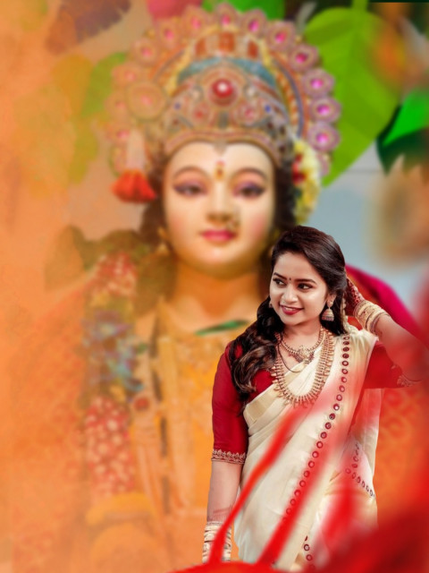 Photoshop Navratri Special Photo Editing CB Background Free