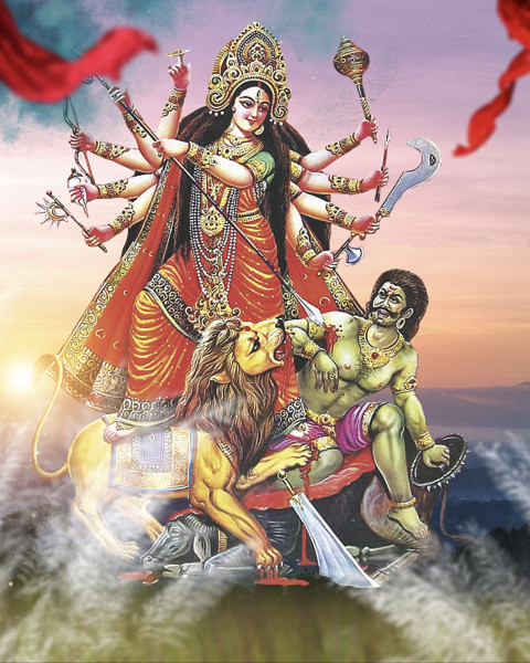 Photoshop Navratri Special Photo Editing CB Background Img