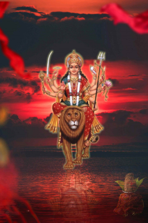 Photoshop Navratri Special Photo Editing CB Background New
