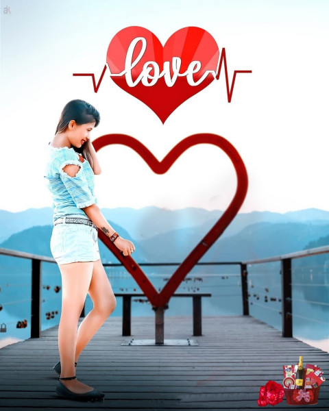 Photoshop Valentine Day Background HD For PicsArt Editing