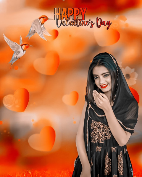 Photoshop Valentine Day Editing Background