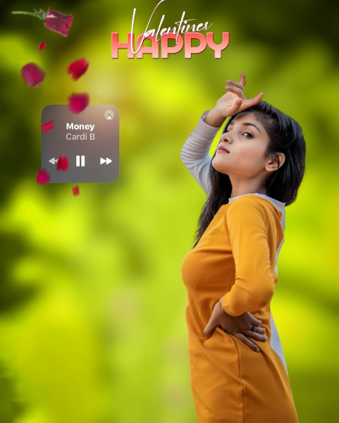Photoshop Valentine Day Photo Editing Background