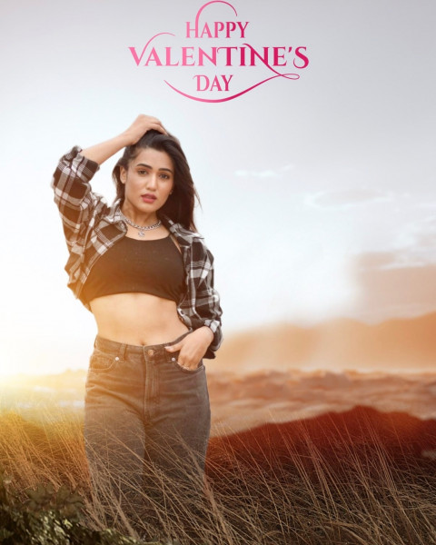 Photoshop Valentine's Day Background For Picsart Photo Editing With Girl B