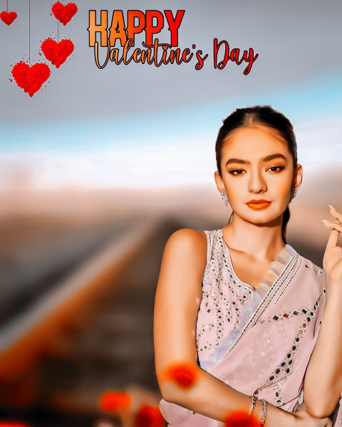 Photoshop Valentines Day Editing Background