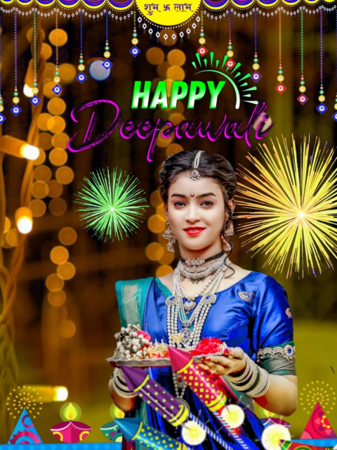 Picsart Cb Happy Deepawali Editing Background Free with Girls