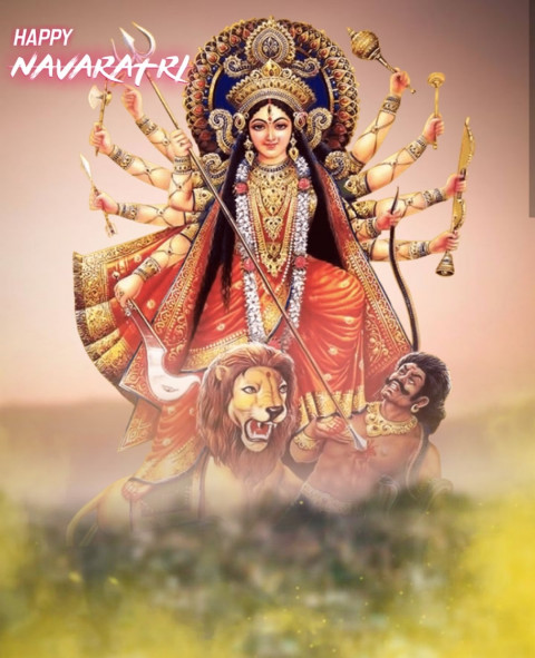 PicsArt Durga Maa HD Editing Background Download