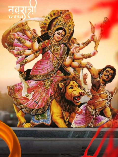 PicsArt Durga Mata Editing Background HD Download