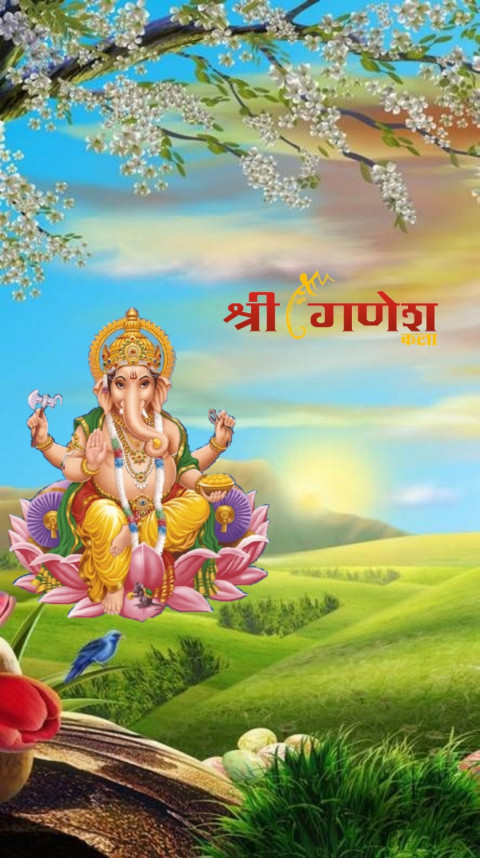Picsart Ganpati Bappa Morya Editing CB Background HD Download