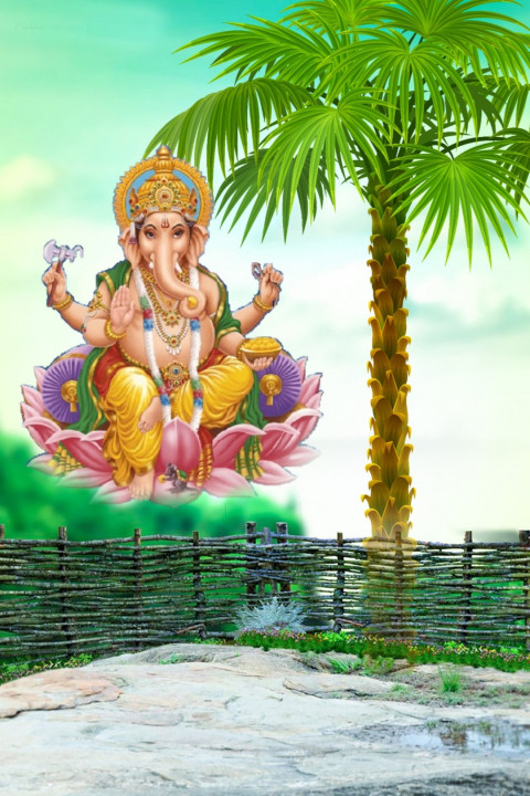Picsart Ganpati Bappa Morya Editing CB Background HD Download Img