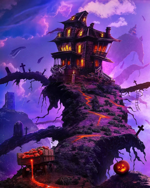 Picsart Halloween Background For Editing Download Free