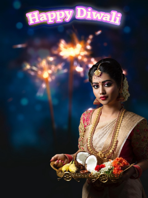 PicsArt Happy Diwali Editing Background With Girl