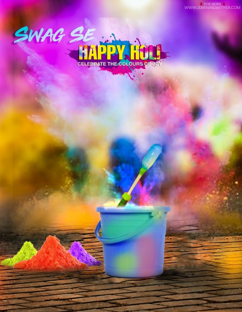 Picsart Happy Holi CB Background HD For Photoshop Editing Photo
