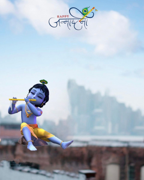 Picsart Happy Krishna Janmashtami Photo Editing Backgrounds Img