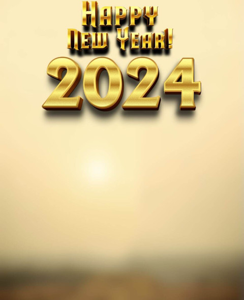 PicsArt Happy New Year 2024 Background HD For CB Editing